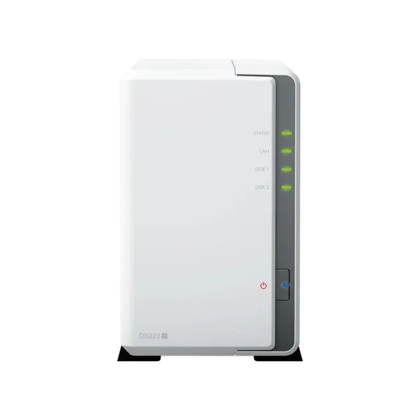 NAS Tīkla Suzrage Synology DS223J Balts