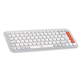 Keyboard Logitech 920-013069 White Orange