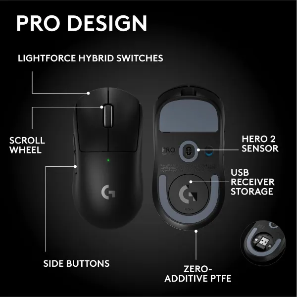 Mouse Logitech 910-007553 Black