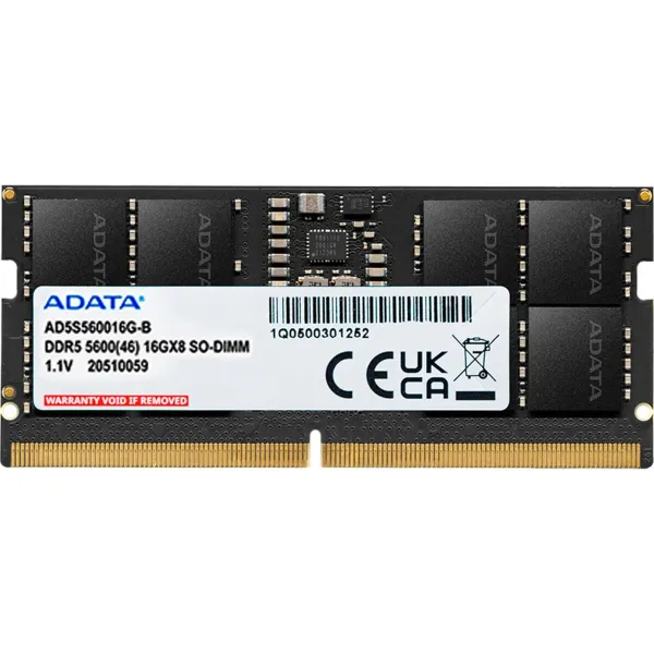 RAM atmintis Adata AD5S560016G-S 16 GB DDR5 5600 MHz CL46