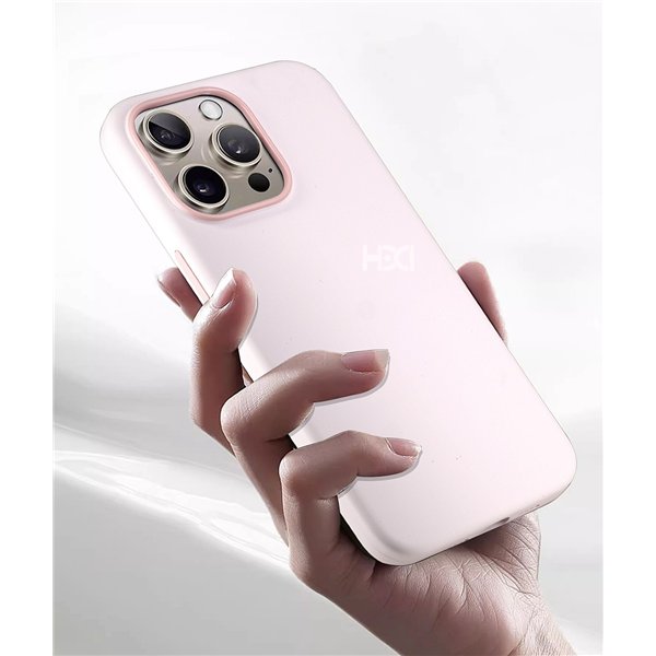 Dėklas HDD Silicone MagSafe Case Apple iPhone 15 rožinis