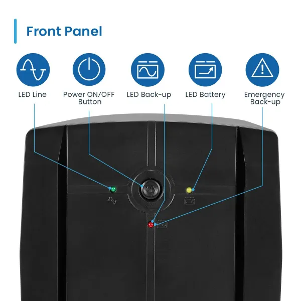 Uninterruptible Power Supply System Interactive UPS Ewent EW3997 720 W