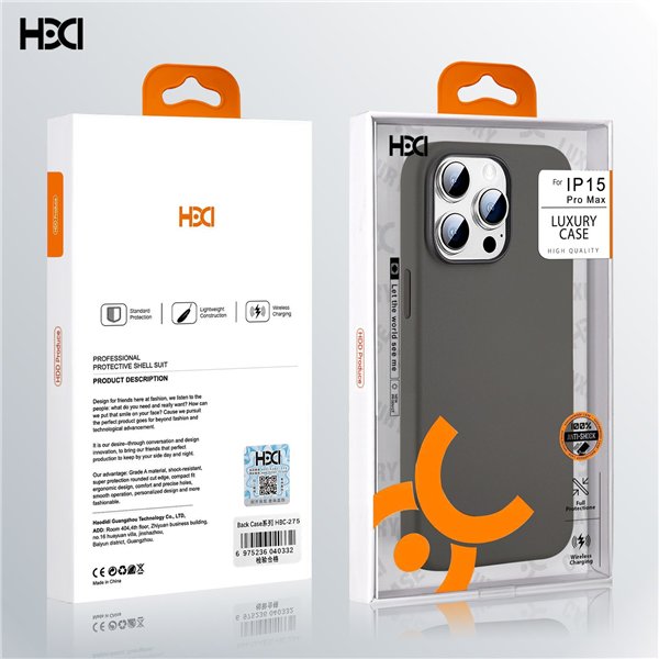 HDD Silicone MagSafe Case Apple iPhone 16 Pro Max black