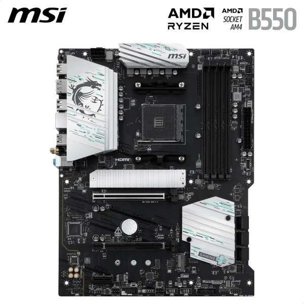 Mātesplate MSI B550 AMD AM4 AMD B550 AMD