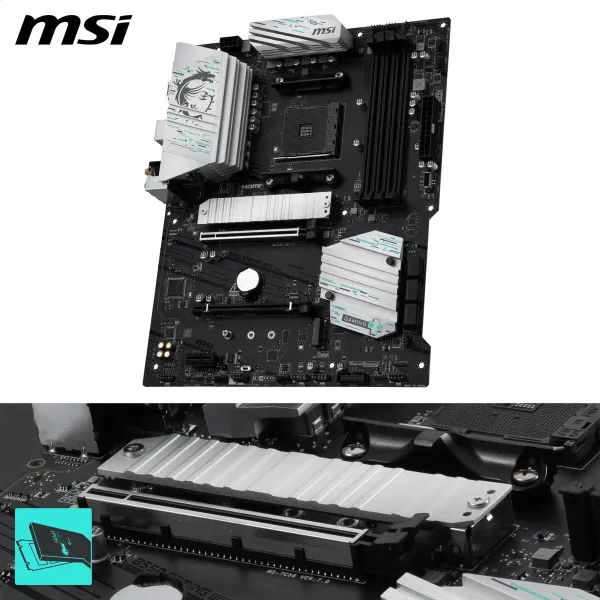 Mātesplate MSI B550 AMD AM4 AMD B550 AMD