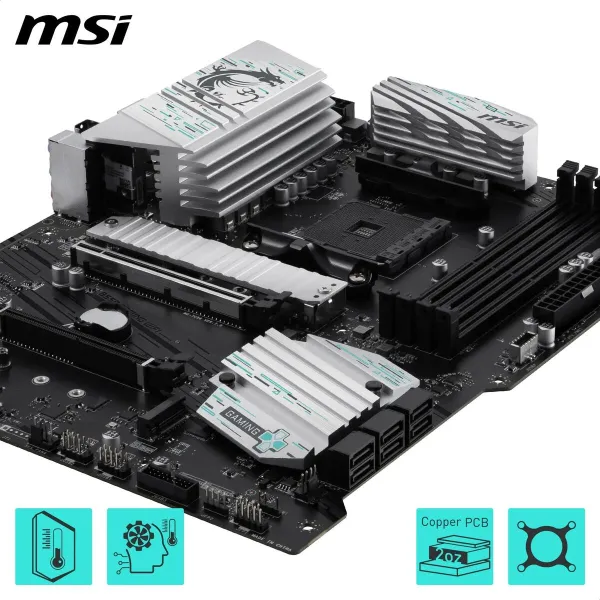 Mātesplate MSI B550 AMD AM4 AMD B550 AMD