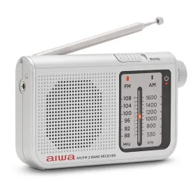 Nešiojamas radijo imtuvas Aiwa RS55SL Balta Sidabras