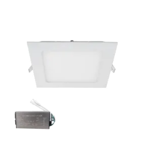 STELLAR LED PANELĖ KVADRATINĖ ĮLEIDŽIAMA 18W 2700K+ AVARINIS RINKINYS
