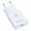 Sieninis įkroviklis DCU DCU 1XUSB C SUPER SLIM 20W Balta 20 W
