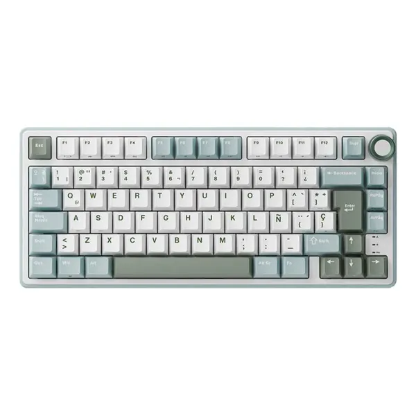 Klaviatūra Royal Kludge R75 Sudrabains RGB