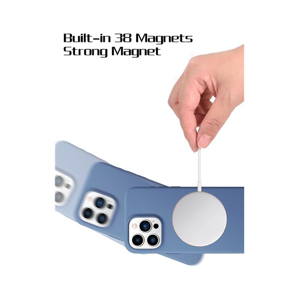 Dėklas HDD Silicone MagSafe Case Samsung S918 S23 Ultra 5G tamsiai pilkas