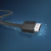 DisplayPort Cable Hama 200696 Black 1,5 m