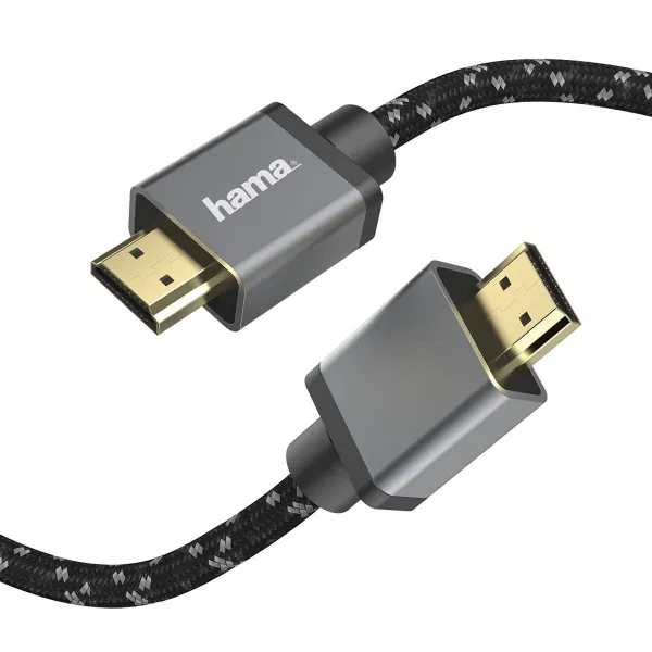 HDMI kabelis Hama 00205240 Juoda Pilka 3 m