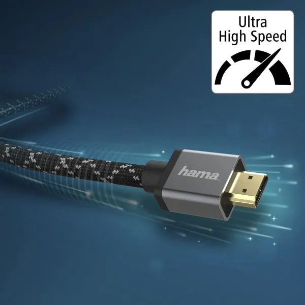 HDMI kabelis Hama 00205240 Juoda Pilka 3 m