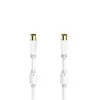 Coaxial TV Antenna Cable Hama 00205245 White 75 cm