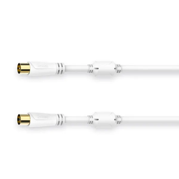 Coaxial TV Antenna Cable Hama 00205245 White 75 cm