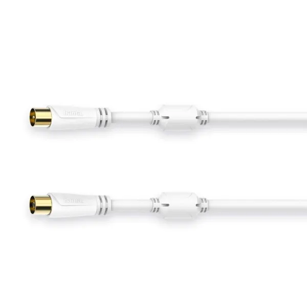 Coaxial TV Antenna Cable Hama 00205245 White 75 cm