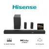 Skaļruņu Statīvs Hisense AX5100Q 580 W Melns