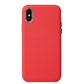 Case Leather Case Apple iPhone 12 mini red