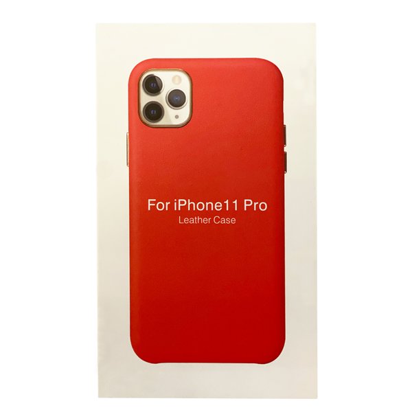 Case Leather Case Apple iPhone 12 mini red