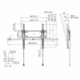 TV Statīvs Vogel's 7045100 55" 42" 50 kg