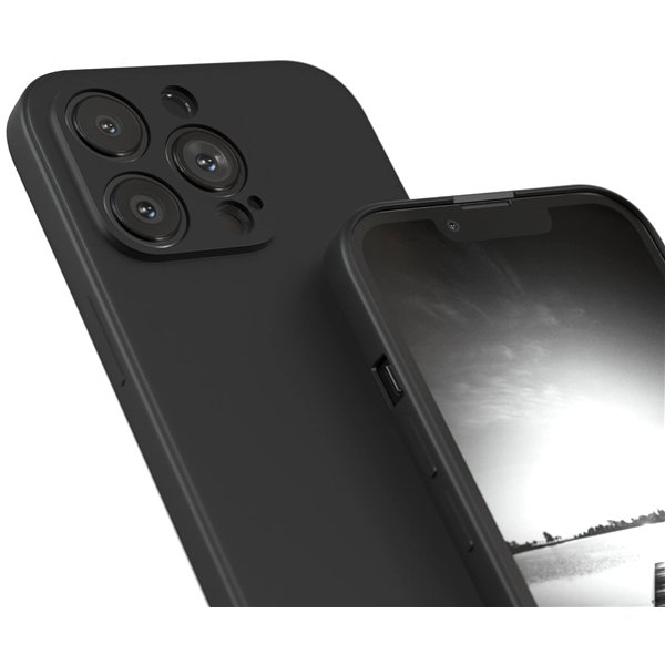 Case Liquid Silicone 1.5mm Apple iPhone 12 Pro Max black