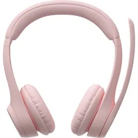 Kuulokkeet mikrofonilla Logitech 981-001412 Pinkki