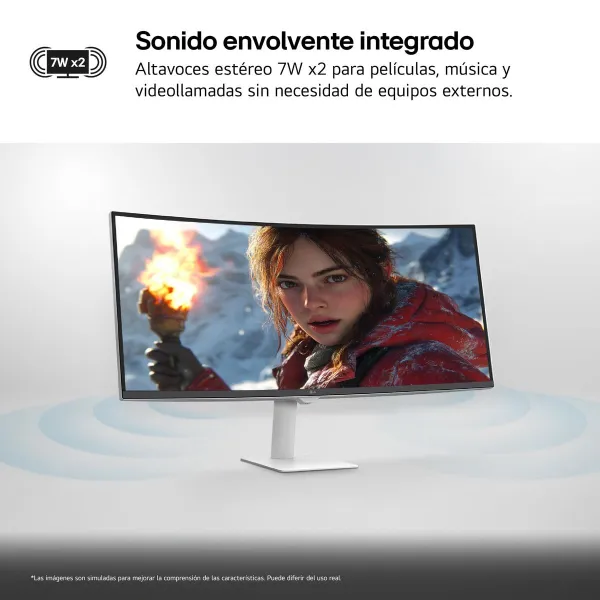 Monitor LG 34U601SA-W UltraWide Quad HD 34"