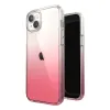 Speck Presidio Perfect-Clear + Ombre - iPhone 15 Plus / 14 Plus Case with MICROBAN Coating (Clear / Vintage Rose Fade)
