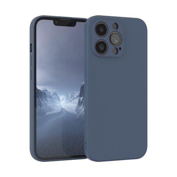 Case Liquid Silicone 1.5mm Samsung S937 S25 Edge dark blue