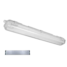 BELLA ŠVIESTUVAS SU LED VAMZDELIU (1500 mm) 2X24W 4000K-4300K IP65 SU BLOKU