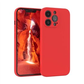 Dėklas Liquid Silicone 1.5mm Xiaomi Poco C40 raudonas