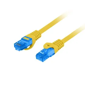 Жесткий сетевой кабель UTP кат. 6 Lanberg PCF6A-10CC-1000-Y Жёлтый