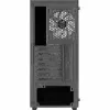 ATX pusiau bokšto tipo korpusas Aerocool Juoda