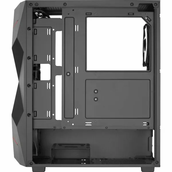 ATX pusiau bokšto tipo korpusas Aerocool Juoda