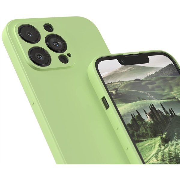 Case Liquid Silicone 1.5mm Xiaomi Redmi 12/Redmi Note 12R/Poco M6 Pro 5G mint