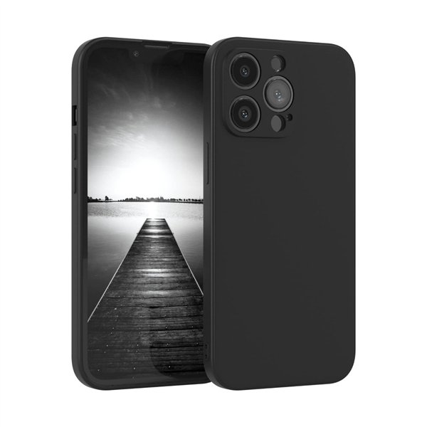 Case Liquid Silicone 1.5mm Xiaomi Redmi Note 13 Pro 5G/Poco X6 5G black