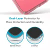 Speck Presidio Perfect-Clear + Ombre - iPhone 15 Plus / 14 Plus Case with MICROBAN Coating (Clear / Vintage Rose Fade)