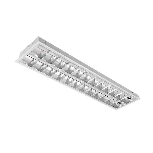 LIGHTING FIXTURE LENA-V WITH LED TUBE(1200MM) 2X18W 6200K RECESSED MOUNTING 1195/295 TYPE V