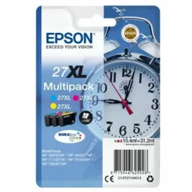 Alkunperäinen mustepatruuna Epson 27XL Magenta Keltainen Syaani Kolmiväri Cyanin sininen/Magentan punainen/Keltainen