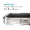 Speck Presidio Perfect-Clear + Ombre - iPhone 15 Plus / 14 Plus Case with MICROBAN Coating (Clear / Vintage Rose Fade)