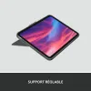 Bluetooth Klaviatuur, millel on Tahvelarvuti Tugi Logitech Combo Touch Hall Prantsuse AZERTY