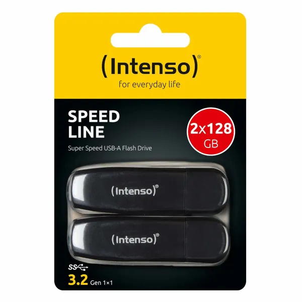 USB-pulk INTENSO 3533495 Must 128 GB