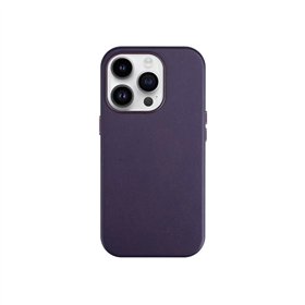 Mag Leather Case Apple iPhone 16 Plus dark purple