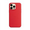 Dėklas Mag Silicone Case Apple iPhone 14 Pro raudonas