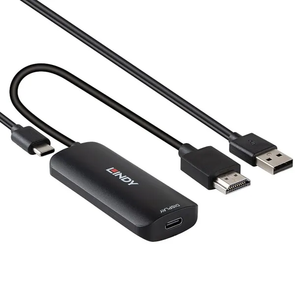 HDMI uz DVI adapteris LINDY Melns 20 cm