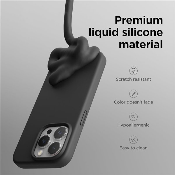 Mag Silicone Case Apple iPhone 16 red