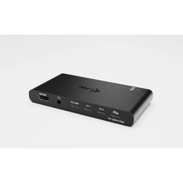 USB-разветвитель i-Tec C31KVMHDMIDOCKPD Чёрный 100 W