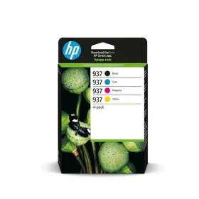 Alkunperäinen mustepatruuna HP Keltainen Sininen Musta Magenta (12 osaa)