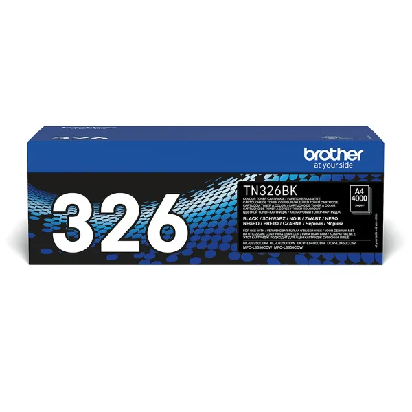 Dažiklis Brother TN326BK Juoda (4 vnt.)